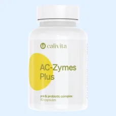 Ac-Zymes Plus Calivita-60 capsule- pro- şi prebiotice