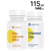 Pachet Protecţie şi bronz-Beta Carotene si Chelated Zinc