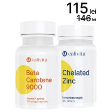 Pachet Protecţie şi bronz-Beta Carotene si Chelated Zinc