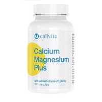 Calcium Magnesium Plus Calivita -100 capsule-calciu, magneziu + vitaminele D3 și K2