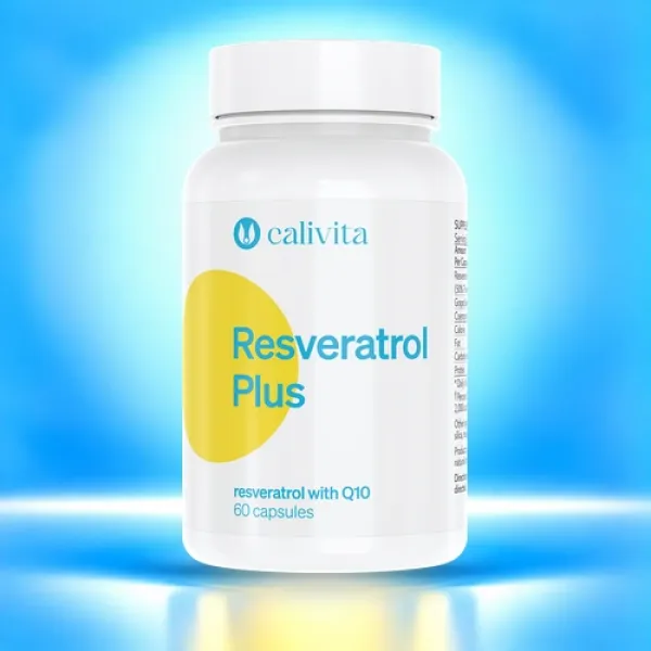 Resveratrol Plus CaliVita cu CoQ10 - 60 capsule