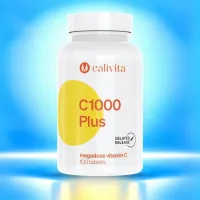 C 1000 Plus CaliVita – Vitamina C 1000 mg cu măceșe organice, eliberare prelungită, 100 tablete