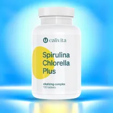 CaliVita Spirulina Chlorella Plus - 100 tablete-amestec sinergic 
