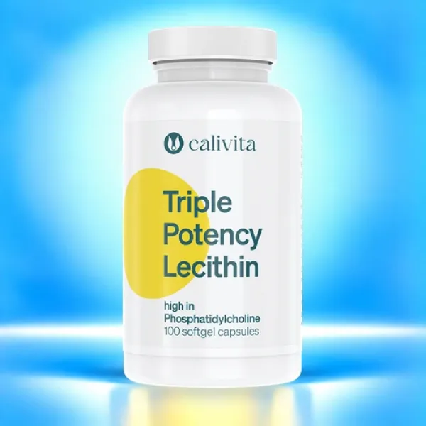 CaliVita Triple Potency Lecithin - 100 capsule -Lecitină din soia