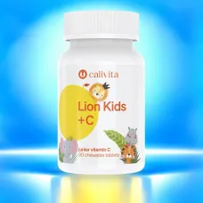 CaliVita Lion Kids C Vitamin-90 tablete masticabile-Vitamina C pentru copii