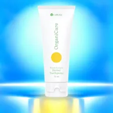 CaliVita OrganiCare Toothpaste -pasta de dinti cu cimbru, salvie, rozmarin, păpădie și lichen islandic.
