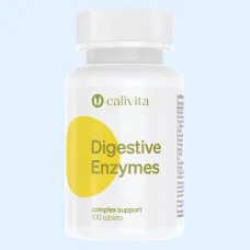 Digestive Enzymes CaliVita – complex de enzime digestive, 100 tablete