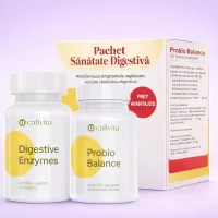 Pachet Sănătate Digestivă: Digestive Enzymes + ProbioBalance Calivita