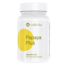 Papaya Plus -90 tablete masticabile-Complex de enzime digestive