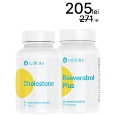 Pachet Sănătatea Inimii-Cholestone si Resveratrol Plus