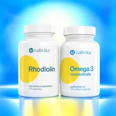 CaliVita Pachet Enjoy life: Rhodiolin + Omega 3 concentrate
