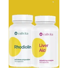 Pachet Oboseală + Suport hepatic(Rhodiolin+Liver Aid)