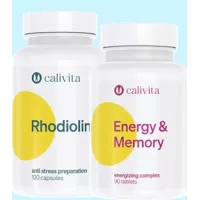 CaliVita Pachet Controlul Stresului & Energie – Rhodiolin + Energy & Memory