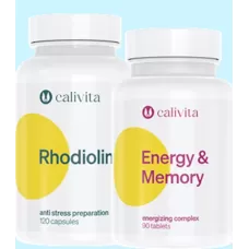 CaliVita Pachet Controlul Stresului & Energie – Rhodiolin + Energy & Memory