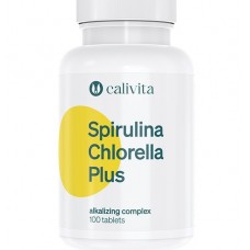 Spirulina Chlorella Plus - 100 tablete-amestec sinergic de alge şi plante