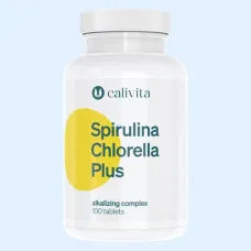 CaliVita Spirulina Chlorella Plus - 100 tablete-amestec sinergic 