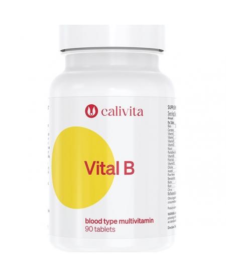 Vital B - 90 tablete-Multivitamine pentru grupa sanguină B