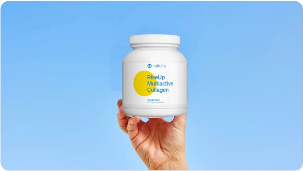 RiseUp Multiactive Collagen CaliVita – recipientul produsului